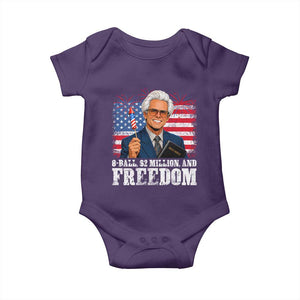 8 Ball 2 Million Dollars And Freedom Baby Onesie Billy Meme Baby 4th of July