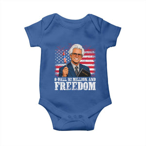 8 Ball 2 Million Dollars And Freedom Baby Onesie Billy Meme Baby 4th of July