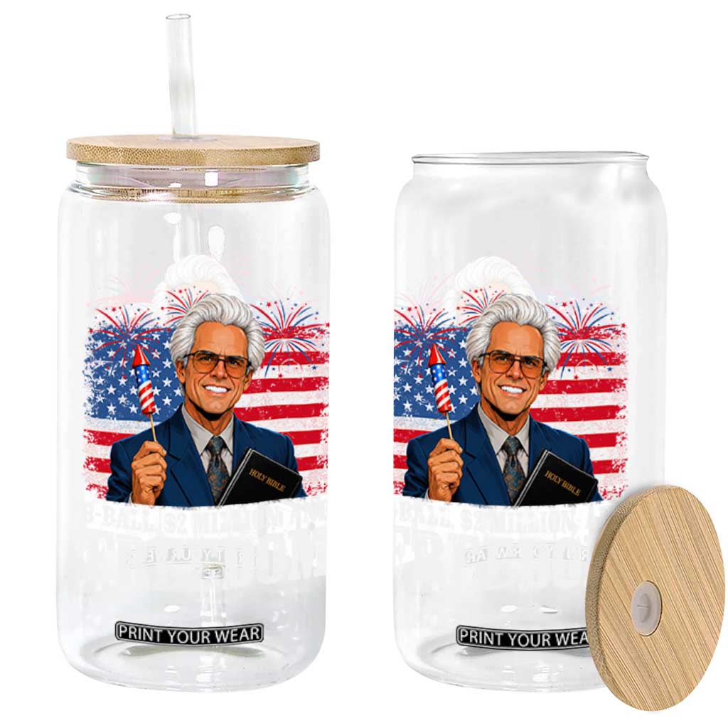 8 Ball 2 Million Dollars And Freedom Glass Can Billy Meme Baby 4th of July