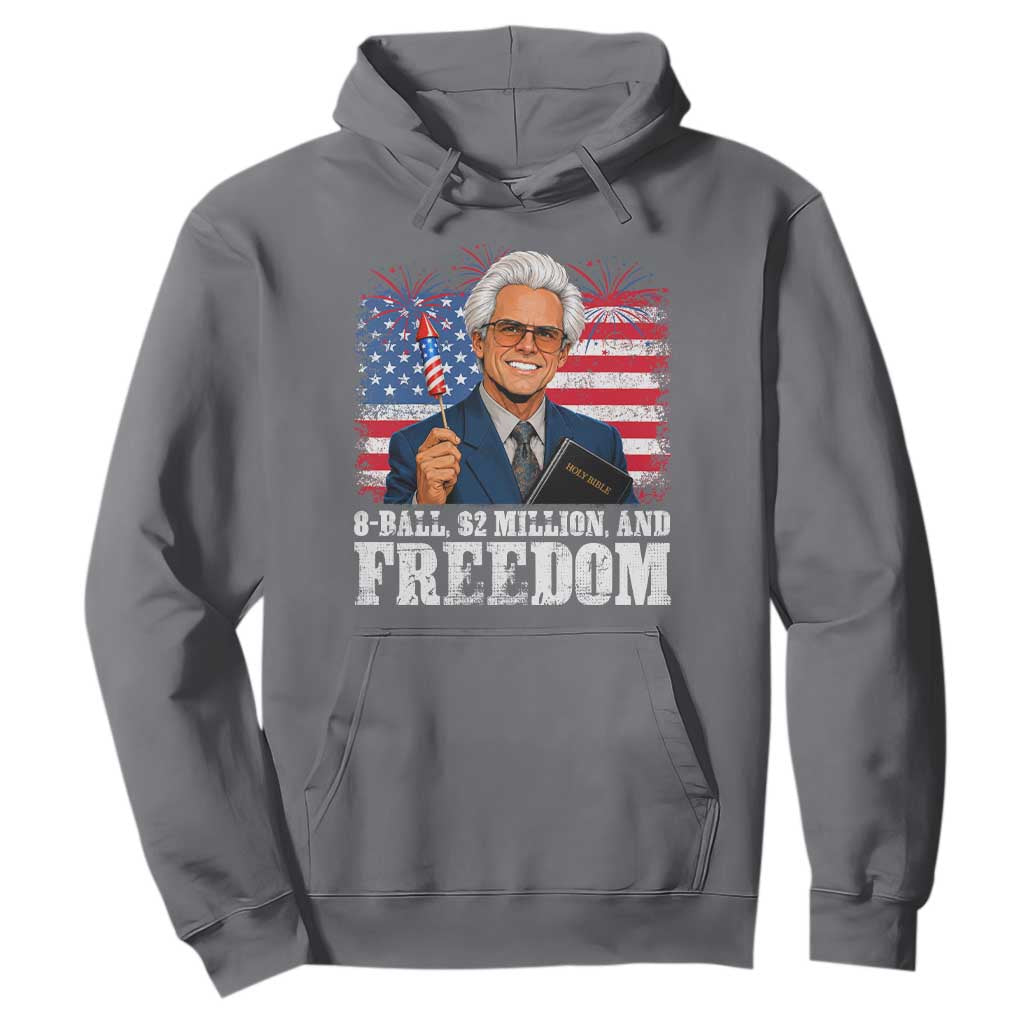 8 Ball 2 Million Dollars And Freedom Hoodie Billy Meme Baby 4th of July