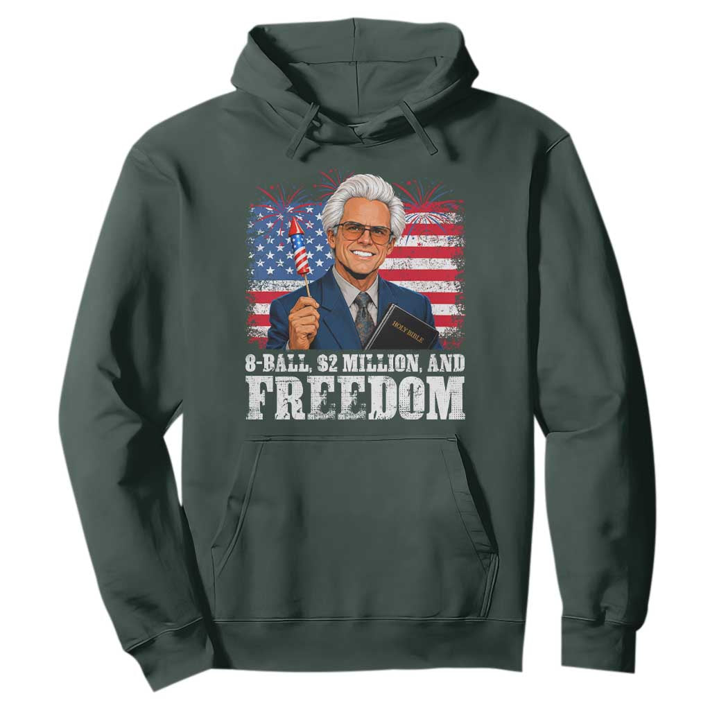 8 Ball 2 Million Dollars And Freedom Hoodie Billy Meme Baby 4th of July