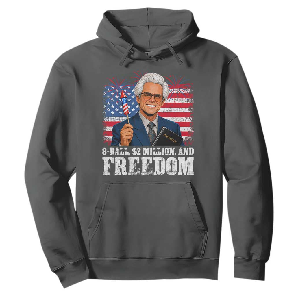 8 Ball 2 Million Dollars And Freedom Hoodie Billy Meme Baby 4th of July