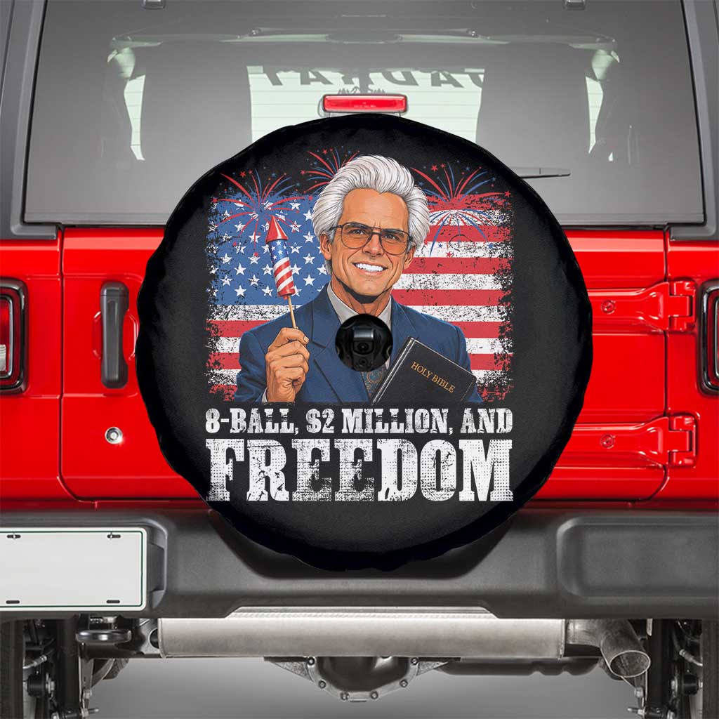 8 Ball 2 Million Dollars And Freedom Spare Tire Cover Billy Meme Baby 4th of July