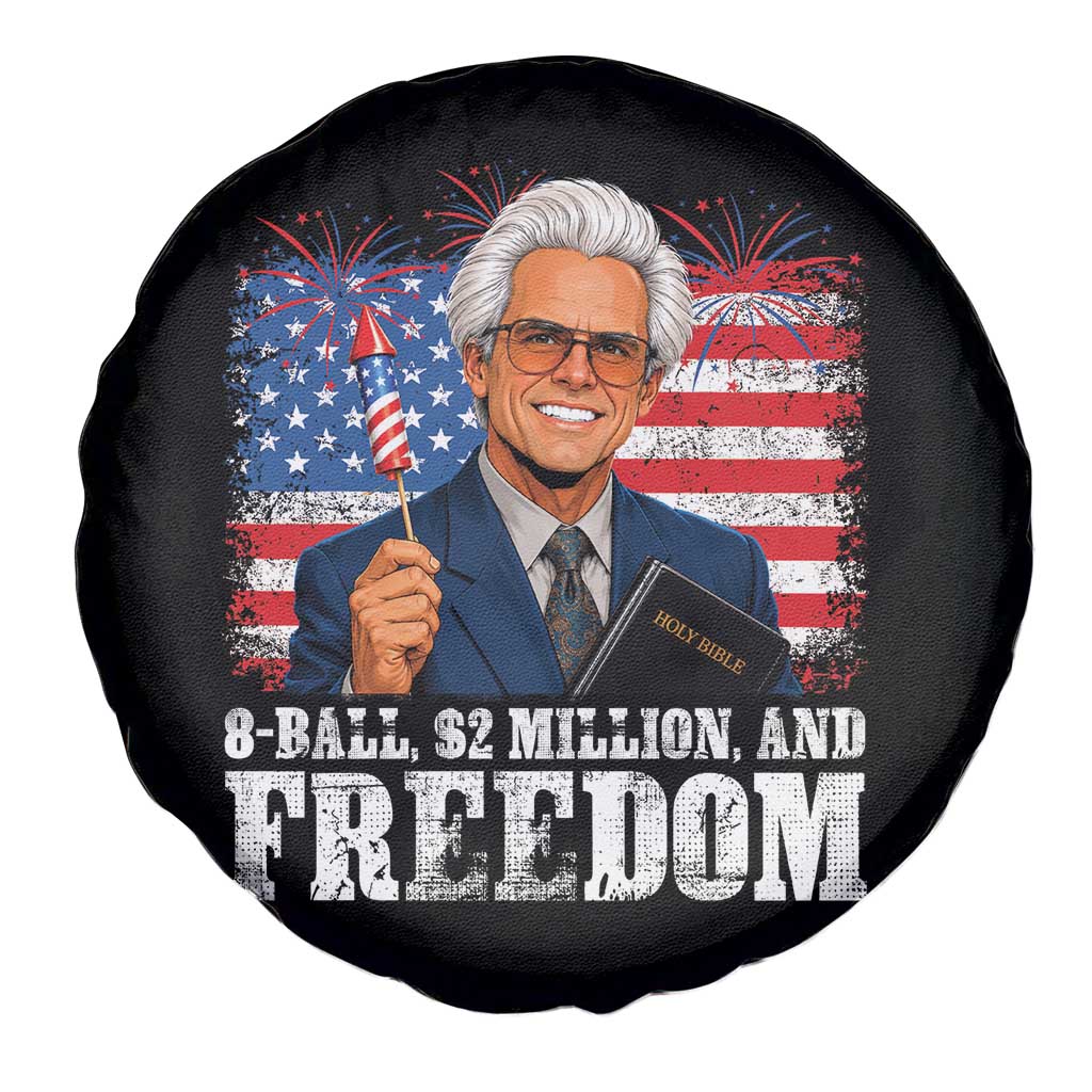 8 Ball 2 Million Dollars And Freedom Spare Tire Cover Billy Meme Baby 4th of July