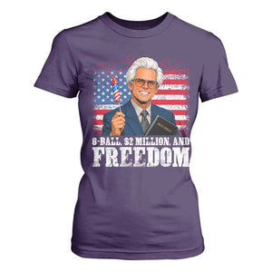 8 Ball 2 Million Dollars And Freedom T Shirt For Women Billy Meme Baby 4th of July