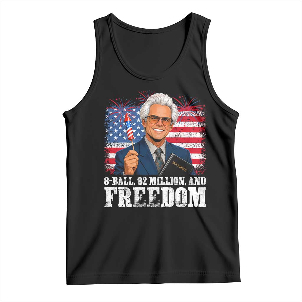 8 Ball 2 Million Dollars And Freedom Tank Top Billy Meme Baby 4th of July