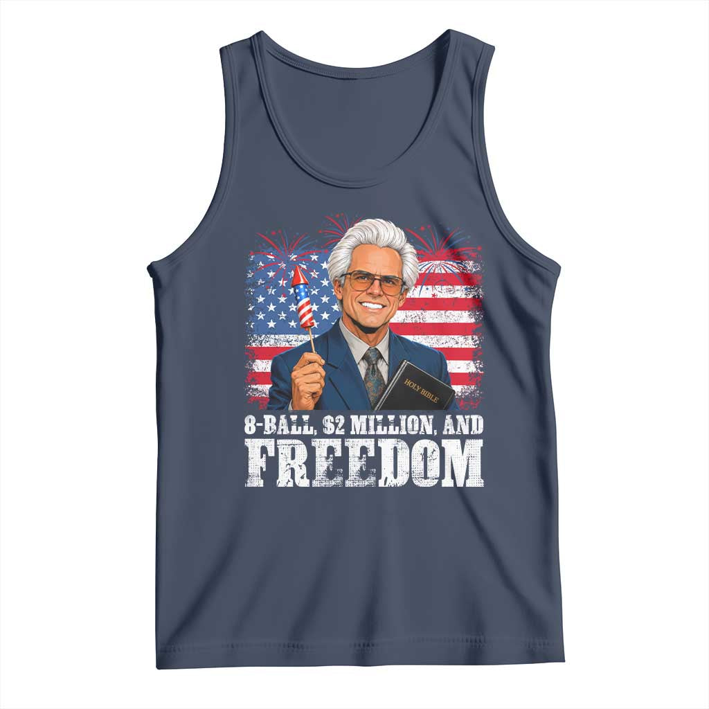 8 Ball 2 Million Dollars And Freedom Tank Top Billy Meme Baby 4th of July