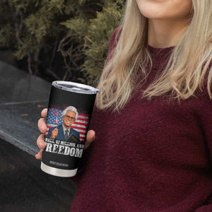 8 Ball 2 Million Dollars And Freedom Tumbler Cup Billy Meme Baby 4th of July