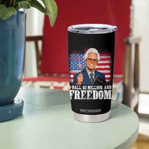 8 Ball 2 Million Dollars And Freedom Tumbler Cup Billy Meme Baby 4th of July