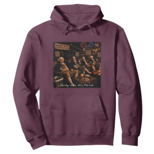 Party Like It Is 1776 Founding Father Hoodie Funny 4th of July Meme