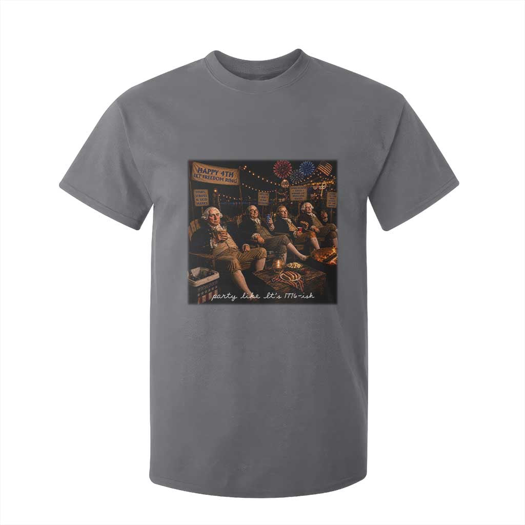 Party Like It Is 1776 Founding Father T Shirt For Kid Funny 4th of July Meme