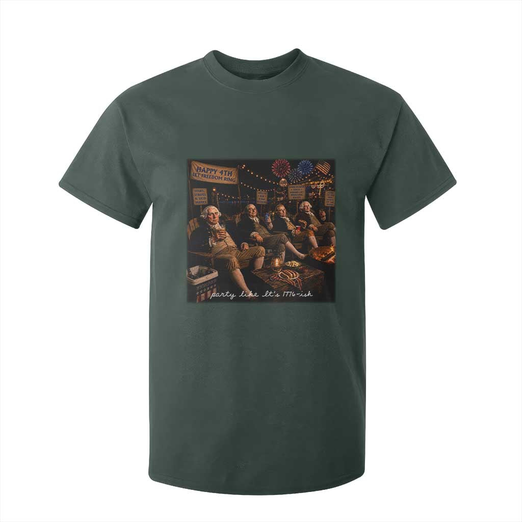 Party Like It Is 1776 Founding Father T Shirt For Kid Funny 4th of July Meme