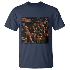 Party Like It Is 1776 Founding Father T Shirt Funny 4th of July Meme
