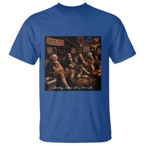 Party Like It Is 1776 Founding Father T Shirt Funny 4th of July Meme