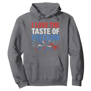 I Love The Taste Of Freedom Funny 4th of July Couple Matching Hoodie US Fireworks