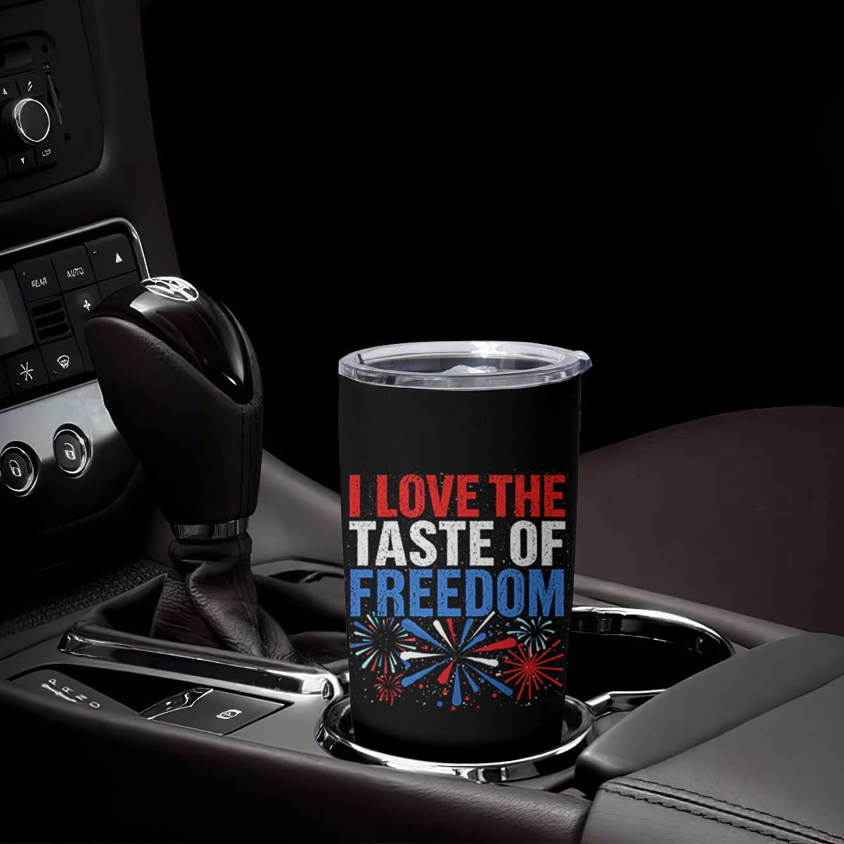 I Love The Taste Of Freedom Funny 4th of July Couple Matching Tumbler Cup US Fireworks