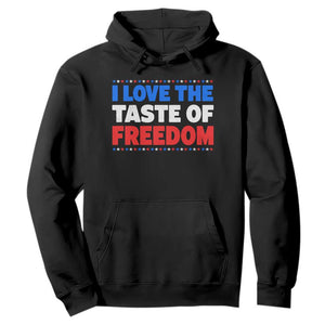 I Love The Taste Of Freedom Funny 4th of July Couple Matching Hoodie