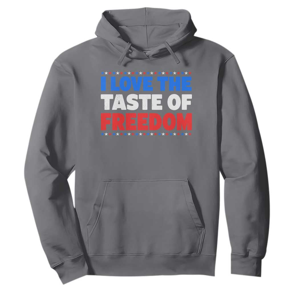 I Love The Taste Of Freedom Funny 4th of July Couple Matching Hoodie