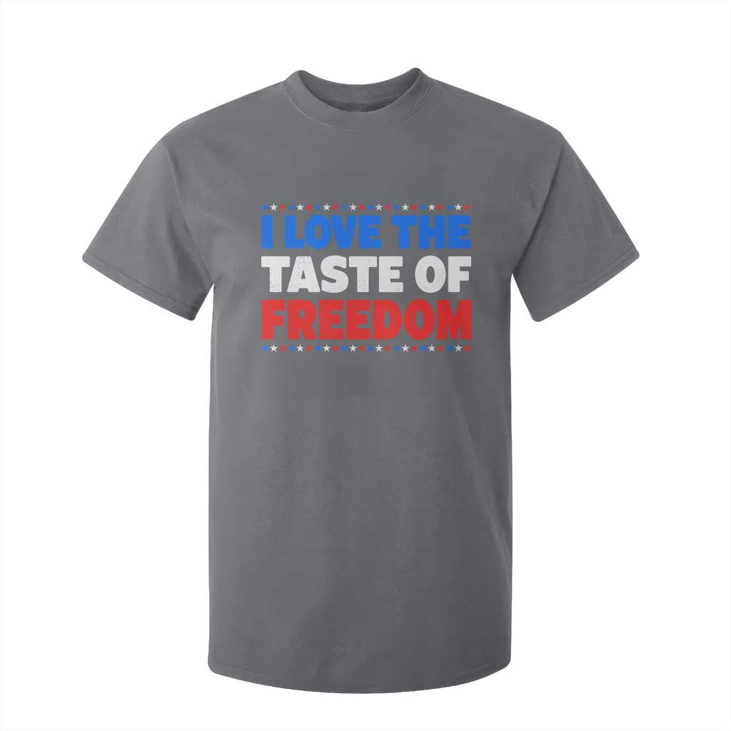 I Love The Taste Of Freedom Funny 4th of July Couple Matching T Shirt For Kid