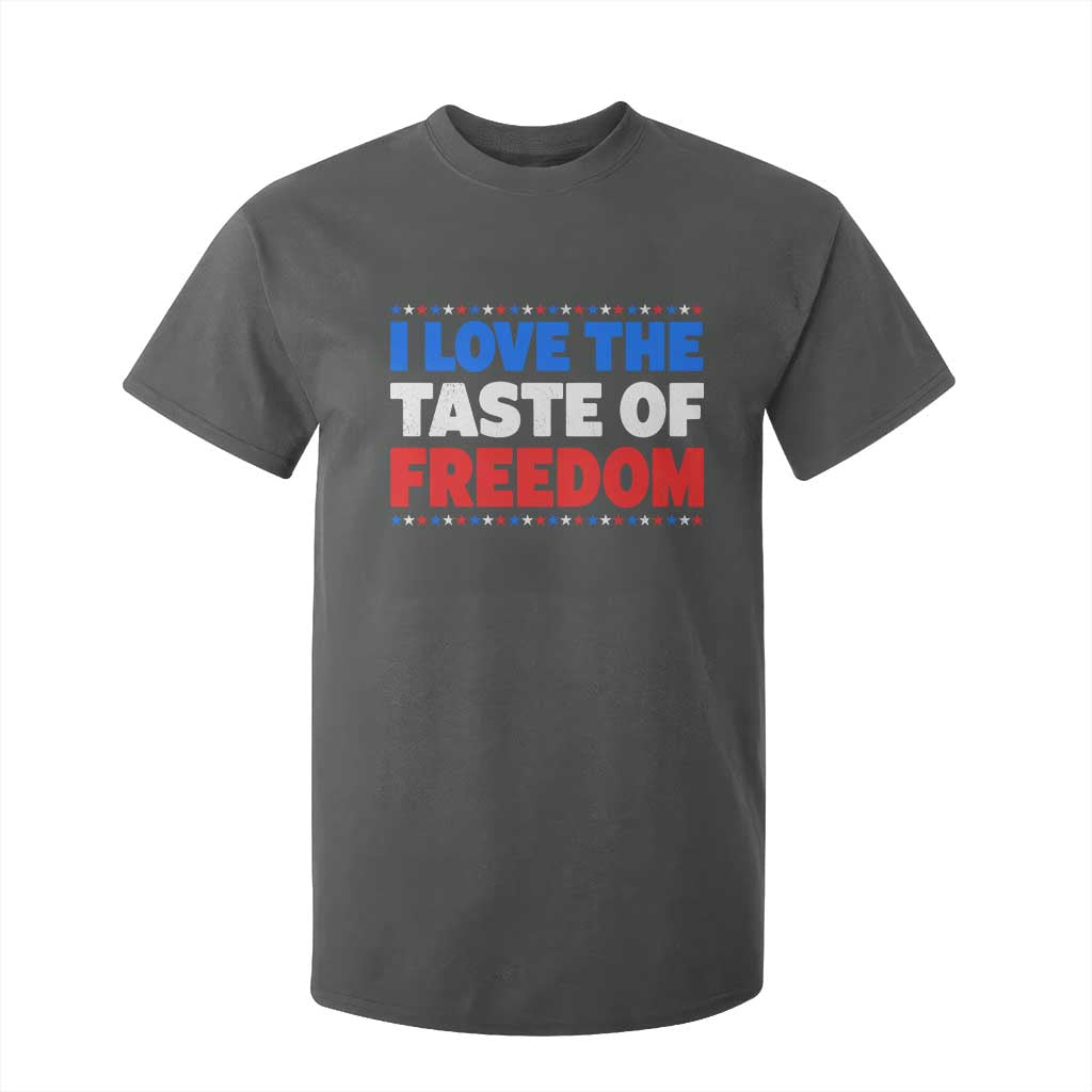 I Love The Taste Of Freedom Funny 4th of July Couple Matching T Shirt For Kid