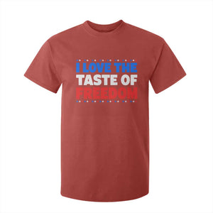 I Love The Taste Of Freedom Funny 4th of July Couple Matching T Shirt For Kid
