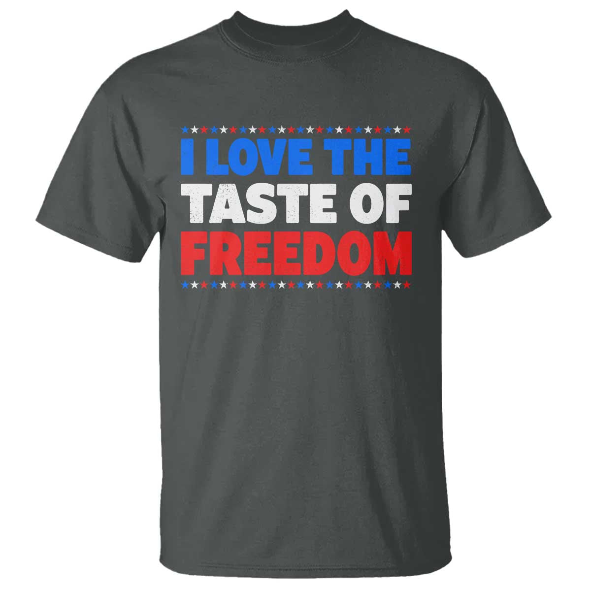 I Love The Taste Of Freedom Funny 4th of July Couple Matching T Shirt