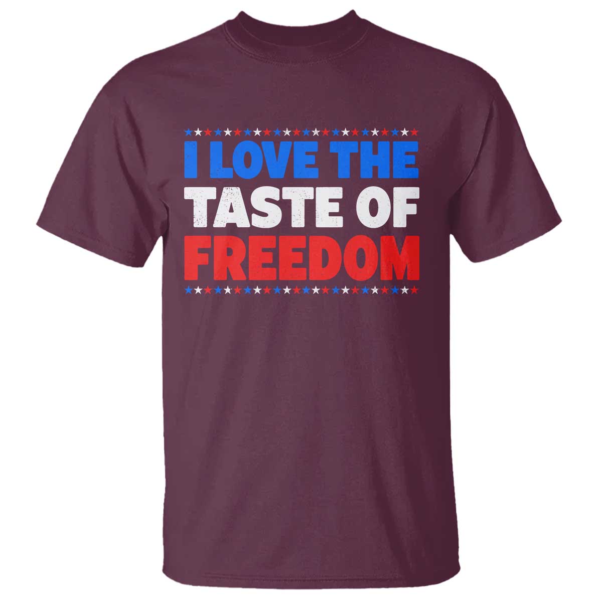 I Love The Taste Of Freedom Funny 4th of July Couple Matching T Shirt