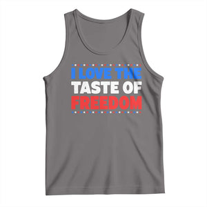 I Love The Taste Of Freedom Funny 4th of July Couple Matching Tank Top