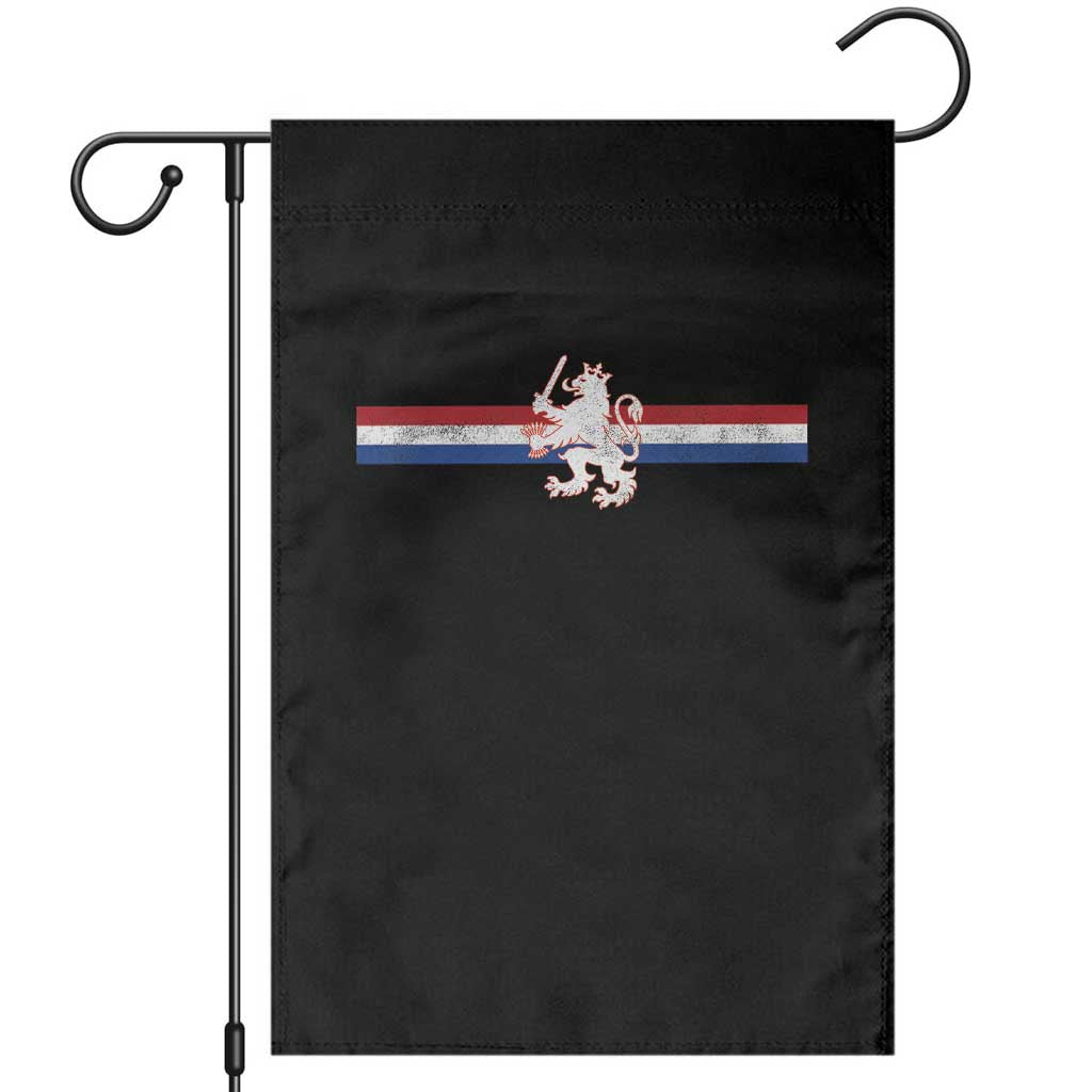 Nederland Dutch Republic Lion Vintage Holland Flag Garden Flag TS11 Black Print Your Wear
