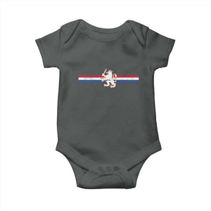 Nederland Dutch Republic Lion Vintage Holland Flag Baby Onesie