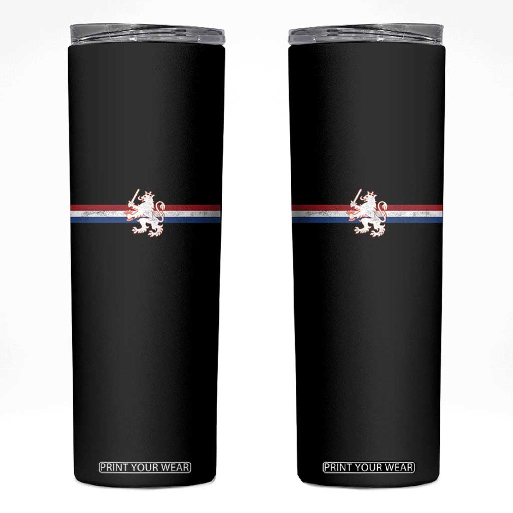 Nederland Dutch Republic Lion Vintage Holland Flag Skinny Tumbler