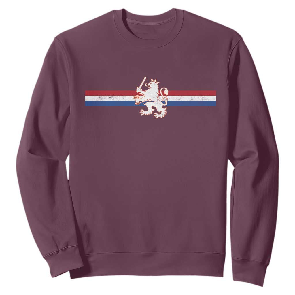 Nederland Dutch Republic Lion Vintage Holland Flag Sweatshirt