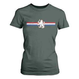 Nederland Dutch Republic Lion Vintage Holland Flag T Shirt For Women
