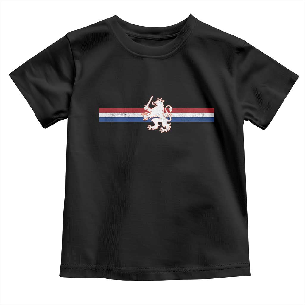 Nederland Dutch Republic Lion Vintage Holland Flag Toddler T Shirt