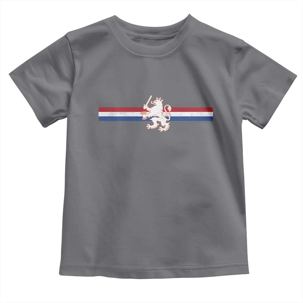 Nederland Dutch Republic Lion Vintage Holland Flag Toddler T Shirt