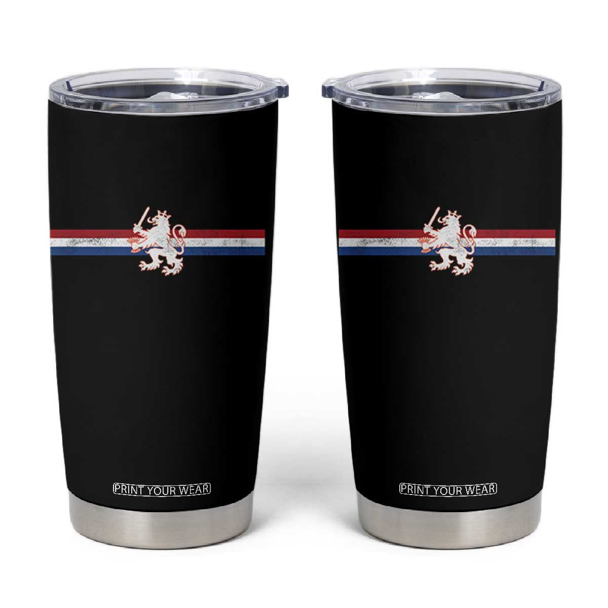 Nederland Dutch Republic Lion Vintage Holland Flag Tumbler Cup