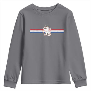 Nederland Dutch Republic Lion Vintage Holland Flag Youth Sweatshirt