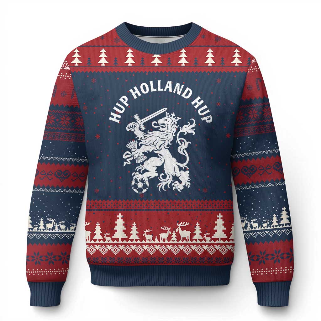Netherlands Hup Holland Hup Dutch Lion Nederlands Fan Ugly Christmas Sweater