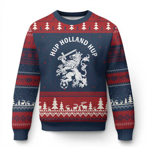 Netherlands Hup Holland Hup Dutch Lion Nederlands Fan Ugly Christmas Sweater