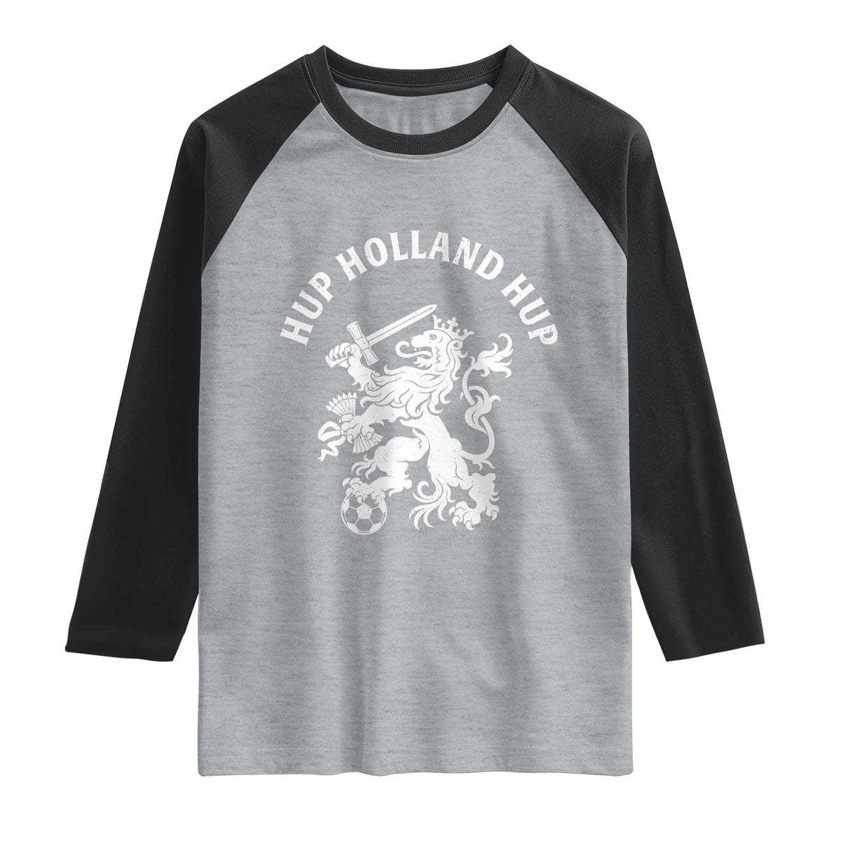 Netherlands Hup Holland Hup Dutch Lion Nederlands Fan Raglan Shirt