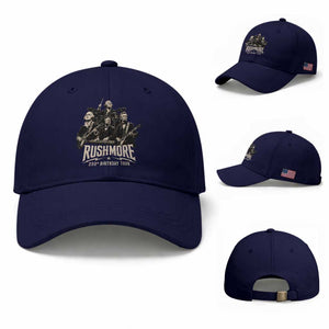 Rushmore 250th Birthday Tour Baseball Cap Funny Presidents Rockstar Music