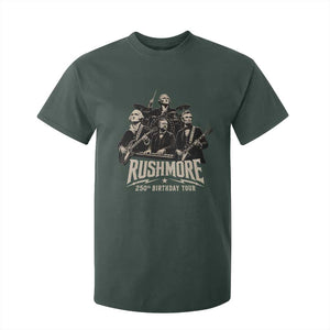 Rushmore 250th Birthday Tour T Shirt For Kid Funny Presidents Rockstar Music