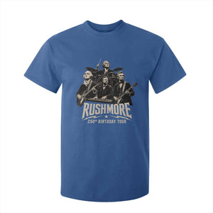 Rushmore 250th Birthday Tour T Shirt For Kid Funny Presidents Rockstar Music