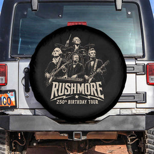 Rushmore 250th Birthday Tour Spare Tire Cover Funny Presidents Rockstar Music