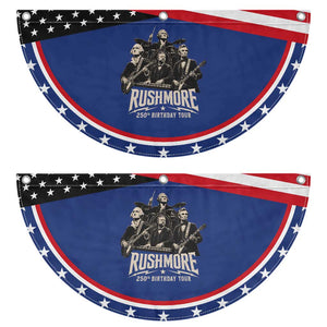 Rushmore 250th Birthday Tour Patriotic Fan Flag Funny Presidents Rockstar Music