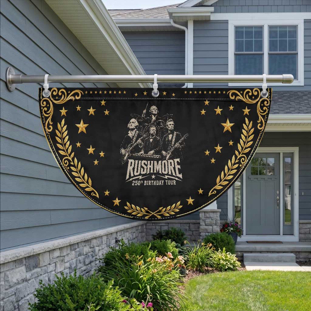 Rushmore 250th Birthday Tour Patriotic Fan Flag Funny Presidents Rockstar Music
