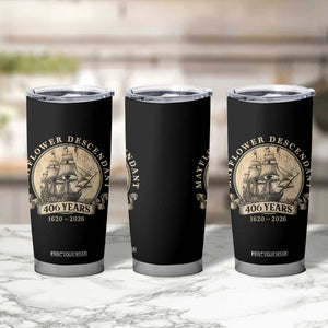 Mayflower Descendant Tumbler Cup 406 Years Pilgrim Fathers Thanksgiving History