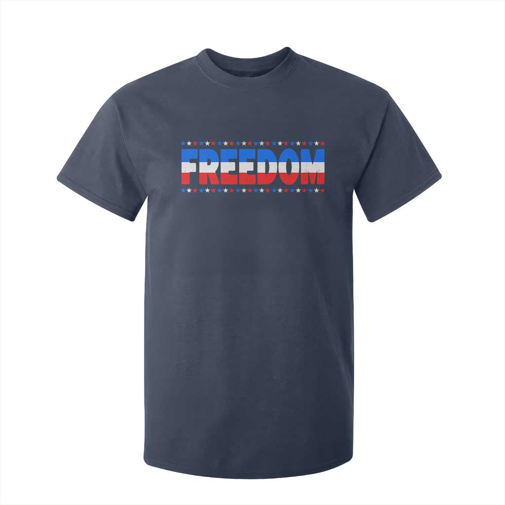 Freedom Funny 4th of July Couple Matching T Shirt For Kid