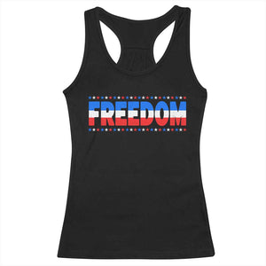 Freedom Funny 4th of July Couple Matching Racerback Tank Top