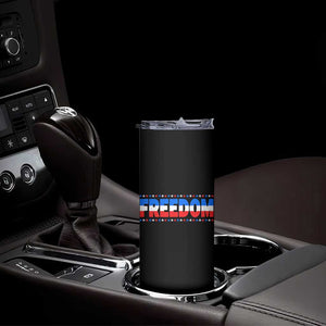 Freedom Funny 4th of July Couple Matching Skinny Tumbler
